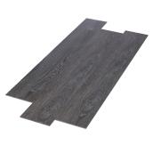 Taiga Building Products Virgin Vinyl Flooring Tiles - 7-in W x 48-in L - Wood Texture