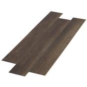 Plancher de vinyle, 7 mm, 19,7 pi², « Shiplap »