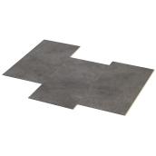 Taiga Building Products 7-mm Waterproof Vinyl Floor Tiles for Bathrooms