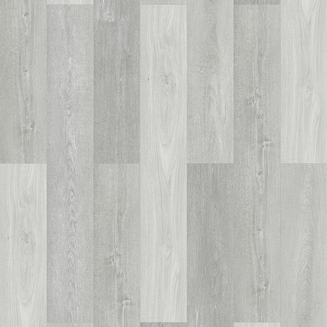Taiga Building Products Vinyl Tile Flooring in Grand Canyon Grey Colour - Waterproof Planks