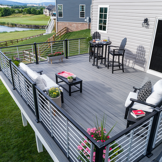 Trex Transcend Island Mist 0.94-in x 5.5-in x 16-ft Grooved Edge Deck ...