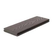 Trex Select Deck Board - Woodland Brown - 7/8-in x 6-in x 12-ft - Grooved Edge