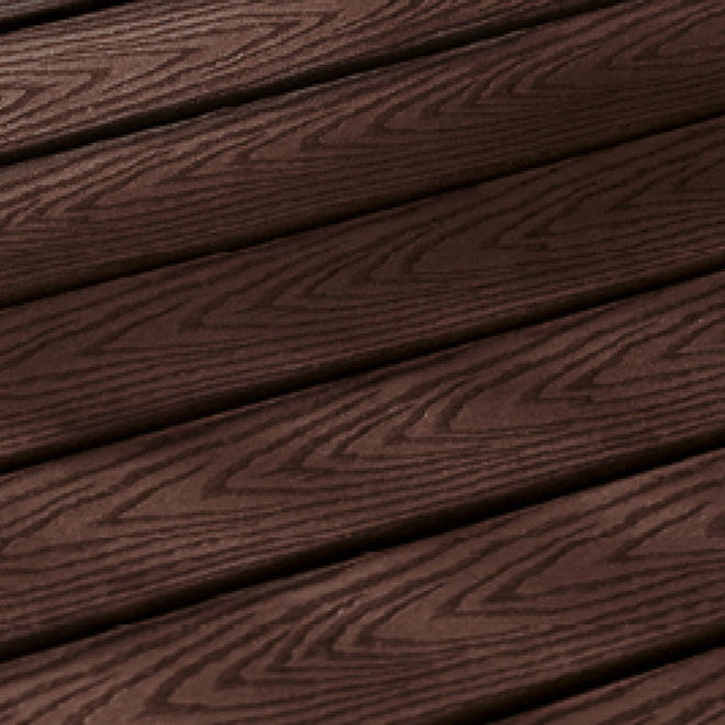 Trex Select Deck Board - Woodland Brown - 7/8-in x 6-in x 12-ft - Grooved Edge