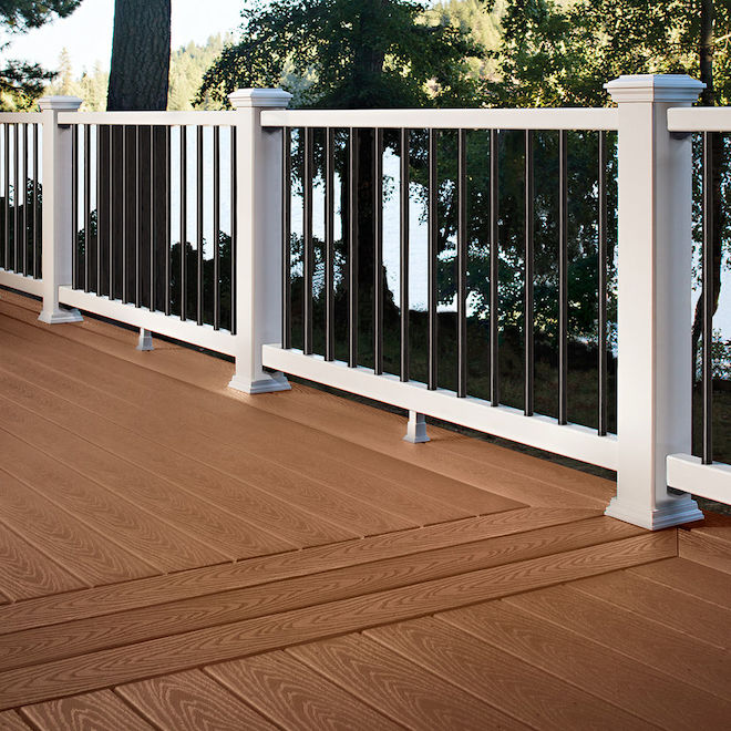 Planche de terrasse Trex Select, brun saddle, 7/8 po x 6 po x 16 pi, bord carré