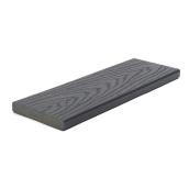 Planche de terrasse Trex Select, gris Winchester, 7/8 po x 6 po x 16 pi, bord carré