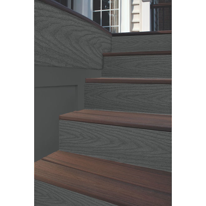 Trex Select Fascia - Winchester Grey - 1-in x 8-in x 12-ft