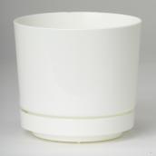 Pot et soucoupe Blanc