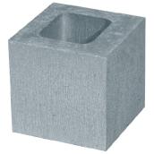 Revelstoke Half Build Block - Grey - Standard - 20.32-cm H x 20.32-cm W x 20.32-cm L