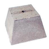Revelstoke Deck Block - Concrete - Grey - 8-in H x 12-in W x 12-in L