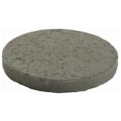 Dalle ronde en ciment, 16", gris