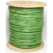 Fil de haut-parleur en cuivre/PVC, 300 m, calibre 12, vert