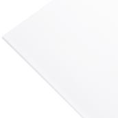 Em Plastic Optix Acrylic Panels - White - Impact and Weather Resistant - 18-in W x 36-in L