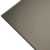 Panneau en acrylique d'EM Plastic, couleur bronze, léger, 36 po L. x 18 po l.