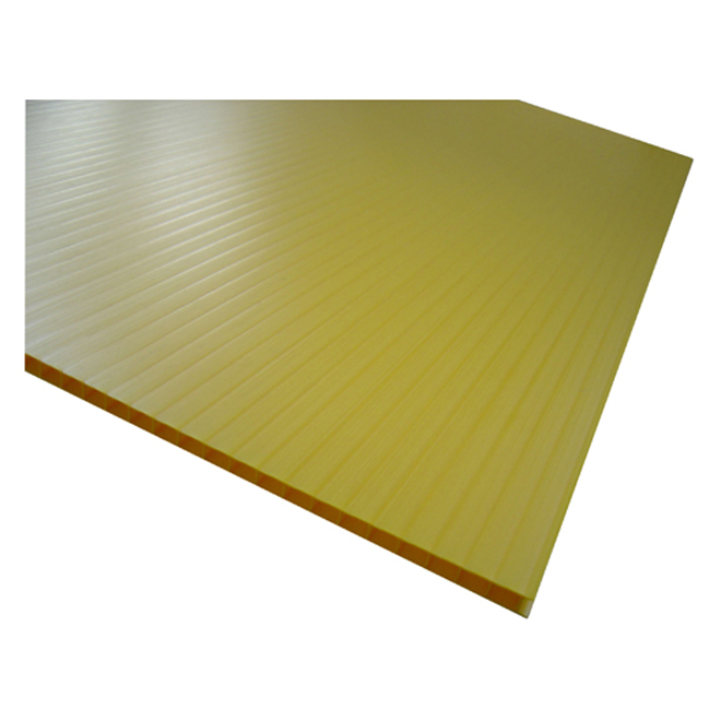 EM Plastic HiCore Sheet 48in x 96in 4 mm Natural 51622 RONA