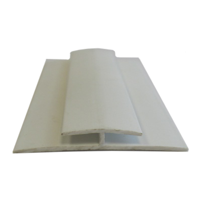Marlite PVC Divider Moulding - Weather Resistant - Nailing/Stapling Flanges - White