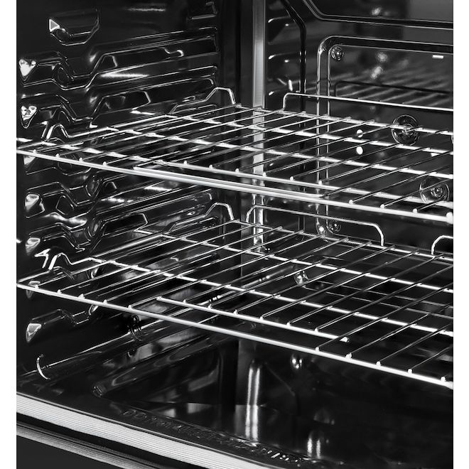 Midea Electric Range 30 W x 46,18 H x 27 D 6,3-ft³ 4-Burner Freestanding Stainless Steel