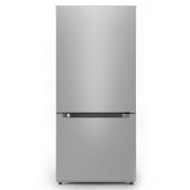 Midea 18.7-ft³ Counter Depth Bottom-Freezer Refrigerator - Stainless Steel