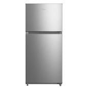 Réfrigérateur à congélateur supérieur 20,5 pi³ Midea 29,7 po prof. standard à flux d'air multiples, acier inoxydable
