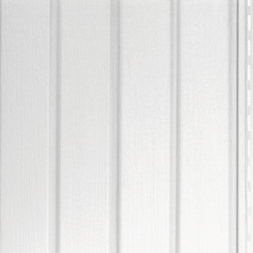 Kaycan Vertical Siding - White - Vinyl - 10-ft L x 10-in W