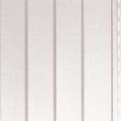 Revêtement D4 Marquis série Timberlake de Kaycan, blanc légèrement lustré, vinyle, 12 1/2 pi L. x 8 po l.