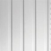 Revêtement en vinyle Elegance D5 de Kaycan, blanc, vertical, 12 pi de long x 10 po de large