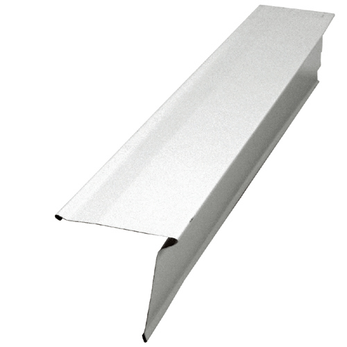 Kaycan Drip Edge - Aluminum - White - 9 5/6-ft L x 3-in W