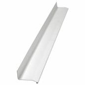 Kaycan Drip Cap - Aluminum - White - 12-ft L x 1 5/8-in W