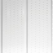 Soffite ventilé SP-100 de Kaycan, blanc semi-lustré, aluminium, 16 po de large x 12 pi de long, paquet de 2