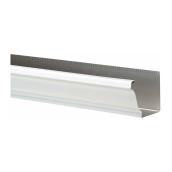 Kaycan Gutter - Semi-Gloss White - Aluminum - 1 Per Pack - 120-in L x 5-in W