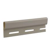 Garniture de parement Kaycan, vinyle de couleur moka, 12 pi de long x 1 1/2 po de large