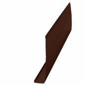 Kaycan Aluminum Fascia - Polycoat 9000 Topcoat - Chocolate Brown - 6-in H x 118-in L x 1 1/8-in D