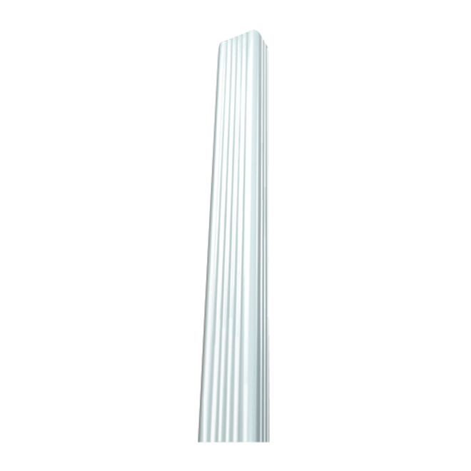Kaycan Gutter Downspout - White - Aluminum - 1 Per Pack - 120-in L x 3-in W