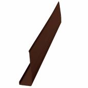 Kaycan Aluminum Fascia - 1 1/8-in x 4-in x 9-ft 10 - Chocolate Brown