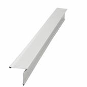 Kaycan Reversible Drip Edge - Aluminum - White - 9-ft and 10-in L x 2-in W