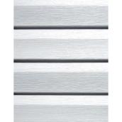 Kaycan Colonial Wall Siding - Vinyl - White - 150-in L x 10-in W