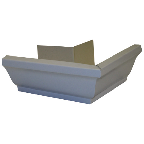 Kaycan Outside Corner Gutter White Aluminum 1 Per Pack 220025 RONA