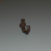 "Classic" PVC Half-Round Gutter Bracket - Brown