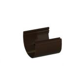 Joint Connector - Half-Round - PVC - 4" - Brown
