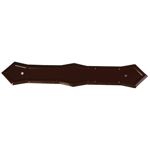 Kaycan Gutter Pipe Strap SemiGloss Chocolate Brown Aluminum 1
