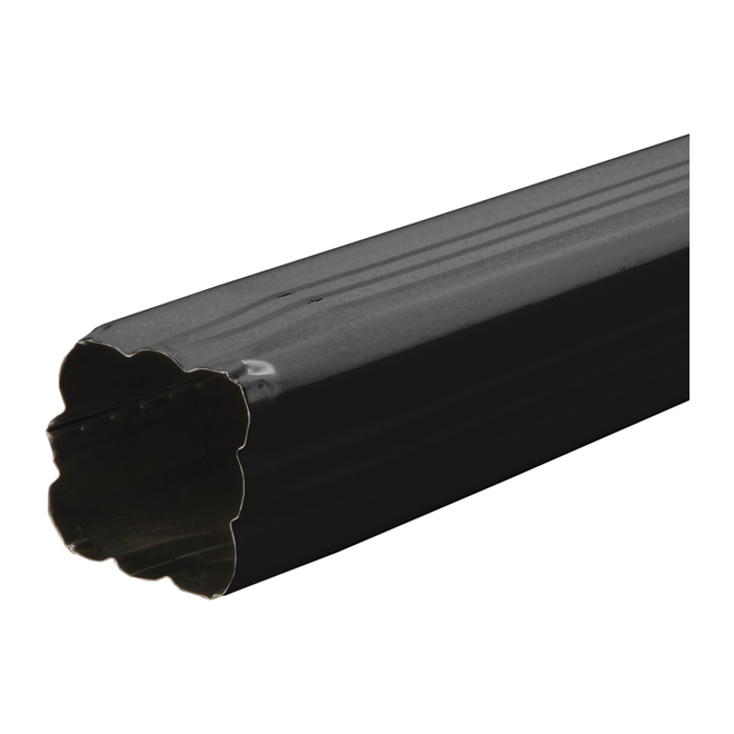 KAYCAN 2 1/2in Aluminium Square Downspout 212313 RONA