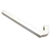 Plastmo Square Swing-Up Downspout - White
