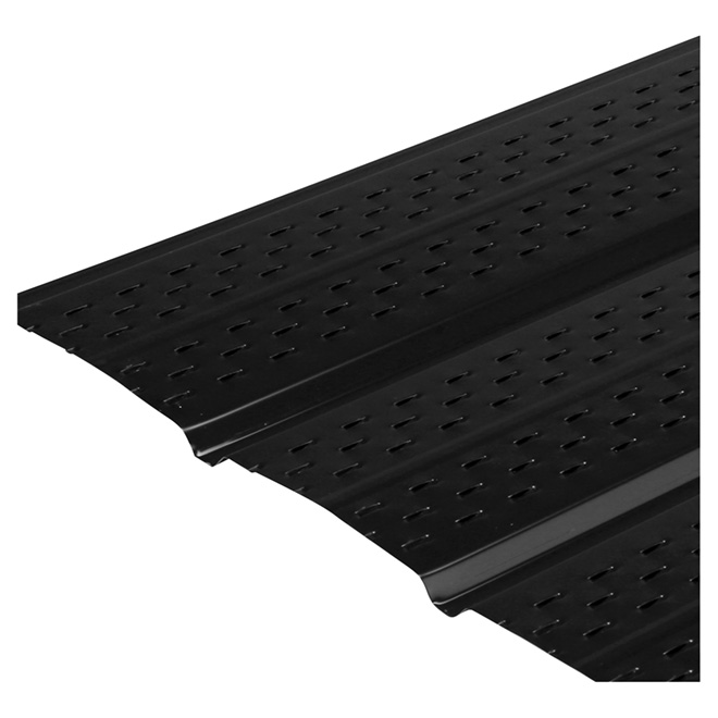 Kaycan Aluminum Vented Soffit Black 060515 Rona