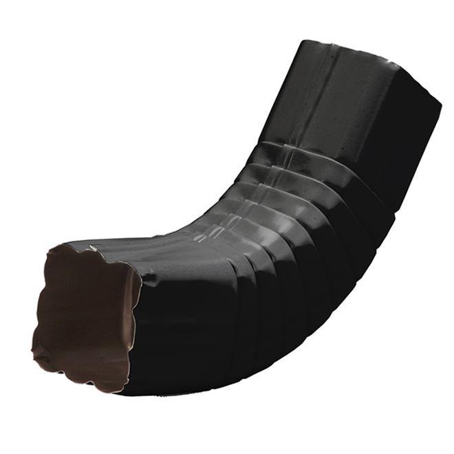 Kaycan Aluminum 30 Degrees A-Elbow - 2-in x 3-in - Black