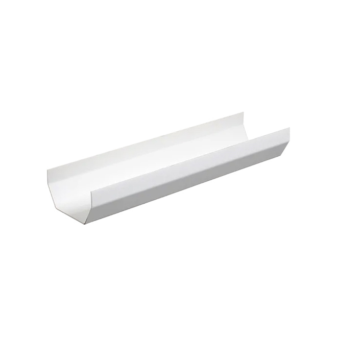 Kaycan Snap-U Gutter in White Vinyl - Box of 10