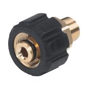 Karcher Pressure Washer Swivel Attachment - 1/4-in - Brass - Male Adapter