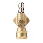 Karcher Pivoting High Pressure Nozzle Attachment - 1/4-in x 1/4-in - Metal - Brass