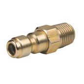 Bouchon mâle Karcher à raccord rapide pour laveuse à pression, 1/4 po x 1/4 po, laiton