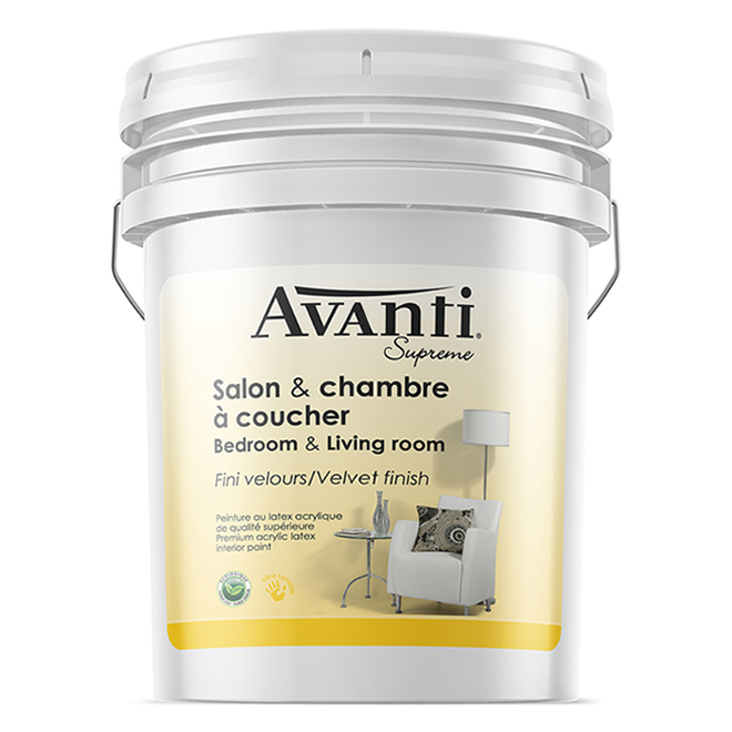 Avanti Supreme Premium Acrylic Latex paint - Velvet - Interior - 18.9 L