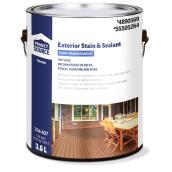 Project Source Premium Tintable Semi-Transparent Exterior Wood Stain and Sealer in One - 3.6-L