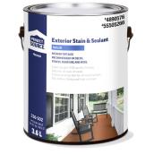 Project Source Premium Solid Tintable Acrylic Exterior Wood Stain and Sealer in One - 3.6-L